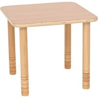 Flexi Quadratischer Tisch 60 x 60 cm, höhenverstellbar 58–76 cm - 098424 a 23