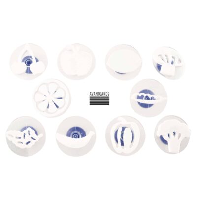 Mega-Stempel-Set Gemüse und Obst (10 Teile)