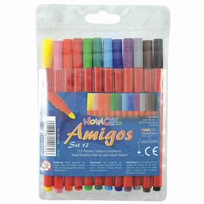 NOVACOL Amigos Filzstifte – Set 12 im Etui