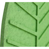 Wandschutz aus PET-Recyclingmaterial, Blatt, Relief – Bild 16