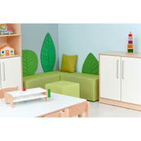Wandschutz aus PET-Recyclingmaterial, Blatt, Relief - 146249 e 24