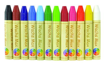 Wachs Max gemischt – Set 12 Stück