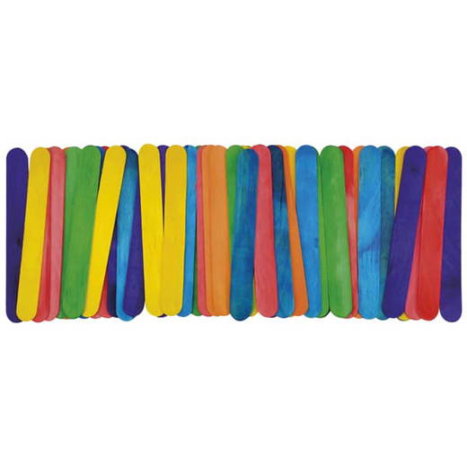 www.graphXartelier.de Bastelhölzer bunt, groß - www.graphXartelier.de
