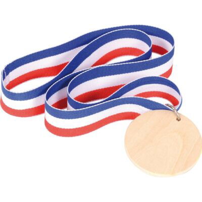 Medaille Holz