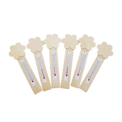 Thermometer DIY Blumen 6er Set