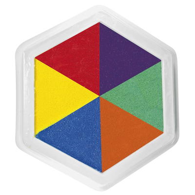 Riesenstempelkissen Multicolor – 6 farbig
