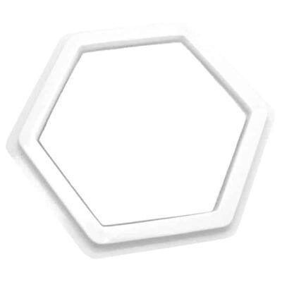 Stempelkissen blanko Hexagon