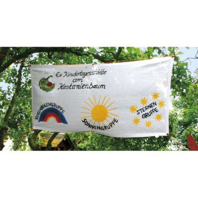 Banner aus Baumwolle