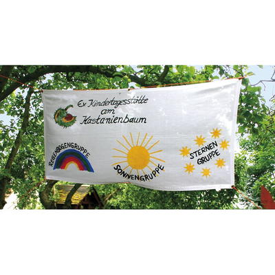 Banner aus Baumwolle