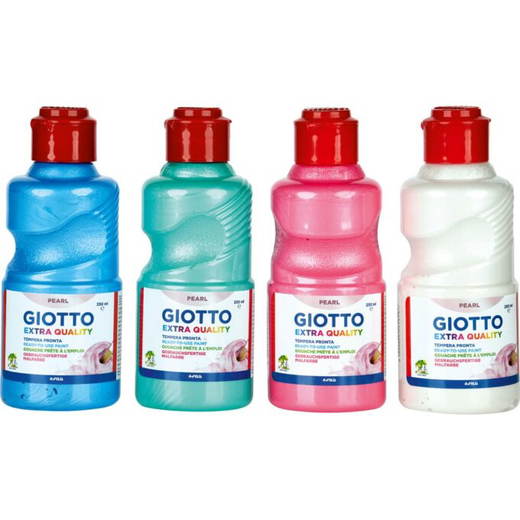 257146 Perleffektfarben Giotto, 4 x 250 ml - 257146