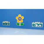 Wanddekoration mit Streichpailletten – Blume, gelb - 356199 e 22