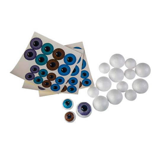 370179_1 3D-Augen gewölbt 16er Set - 370179 1
