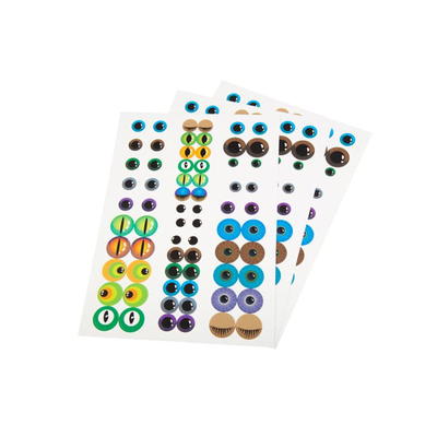 Bunte Augensticker 204er Set