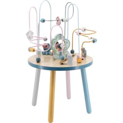 Spieltisch mit Spiralbahn