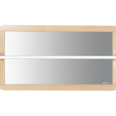 Großer Spiegel mit Haltestange Gerade mit Verbindungen