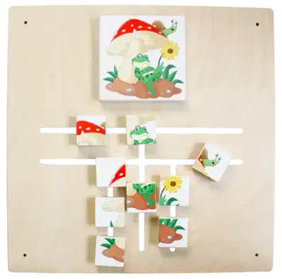 Labyrinth Puzzle – Frosch/Pilz