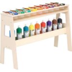 Beistelltisch mit Farben und Farbbechern - ZEST5543 a 20 0