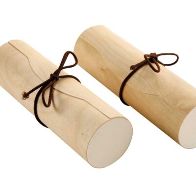 Schatzrolle aus Furnierholz