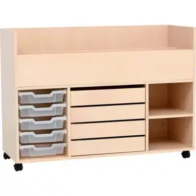 Wagen für Zeichnungen und Spielsachen