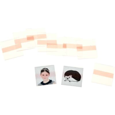 Namensschilder, 10 Stück, 5 x 5 cm