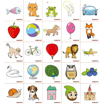 Kennzeichnungsaufkleber – Set A