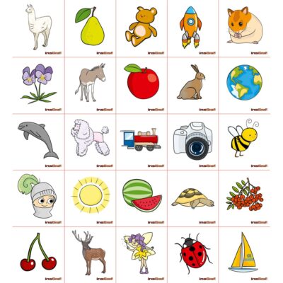 Kennzeichnungsaufkleber, Set B