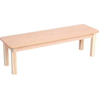 Bank mit quadratischen Beinen