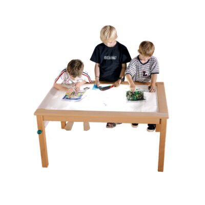 Lichttisch mit Platte aus Plexiglas