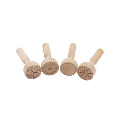 Knetstempel 4er Set