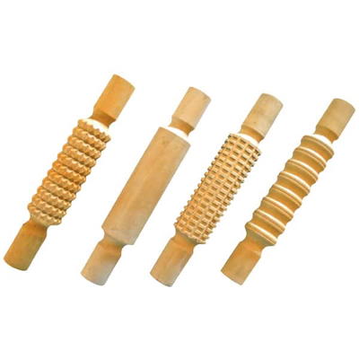 Knetrollenstempel 4er Set