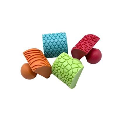 Tierhaut Wippstempel 4er Set