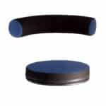 Stoff: Blau / Schwarz