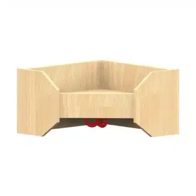 Garderobenablage-Innenecke