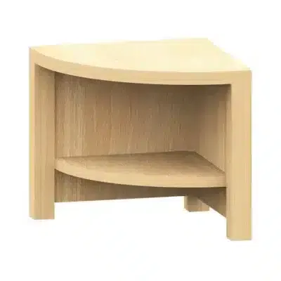 Garderobenbank-Außenecke