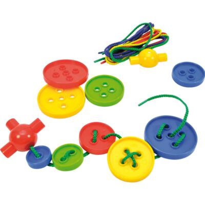 Fädelknöpfe in Box