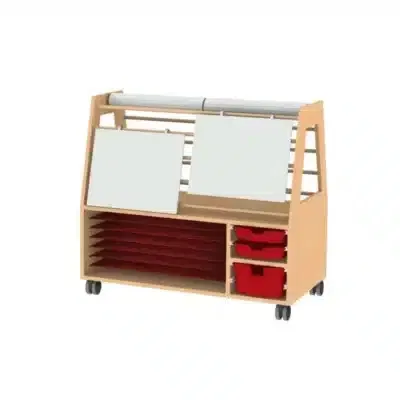 Malwagen mit Aufsatz