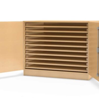 Papierschrank - Doppeltür, abschließbar