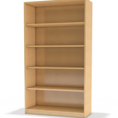 Hochschrank offen, 4 Einlegeböden