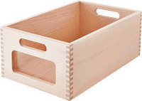 Massivholzkästen Buche natur – Bild 2
