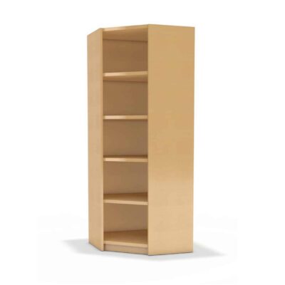 Hochschrank Inneneckregal mit 4 Einlegeböden