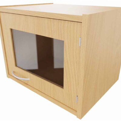 Korpus-Classic Aufsatzschrank mit Tür (mit Glasfüllung) - Breite: 52 cm