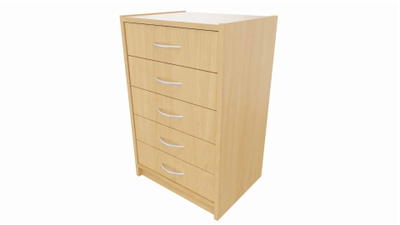 Korpus-Classic Unterschrank mit 5 Schubkästen – Breite: 52 cm