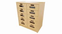 Korpus-Classic Unterschrank mit Schubkästen - Breite: 69 cm – Bild 2
