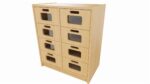 Korpus-Classic Unterschrank mit Schubkästen – Breite: 69 cm - M738063800