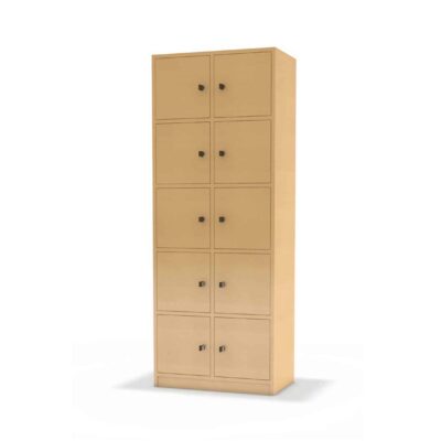 Lehrerfachschrank mit 10 Eigentumsfächer