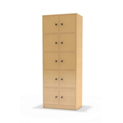 Lehrerfachschrank mit 10 Eigentumsfächer