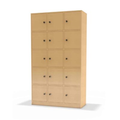 Lehrerfachschrank mit 15 Eigentumsfächer