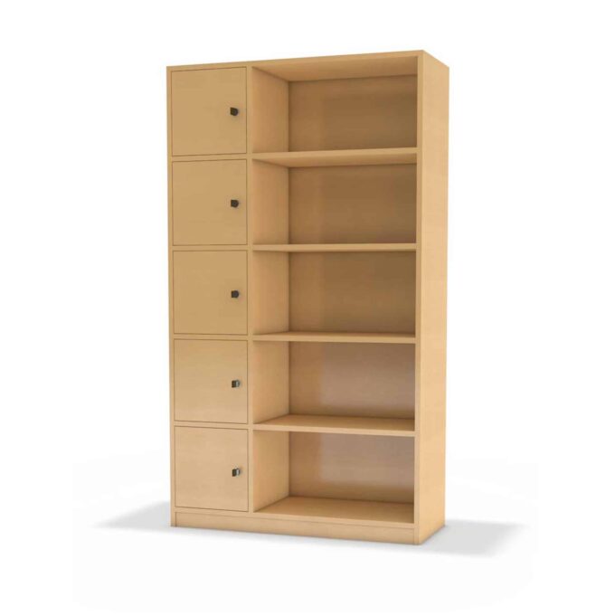 lehrerfachschrank5faecherundregal