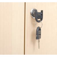 Flexi Schrank M, Breite: 118 cm, abschließbar, auf Sockel - 092376K c 17
