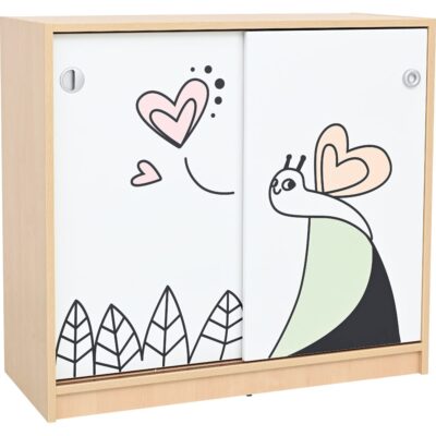 Fantasiewelt Schrank mit Schnecke